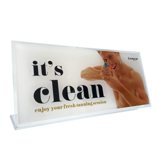 its clean sign
